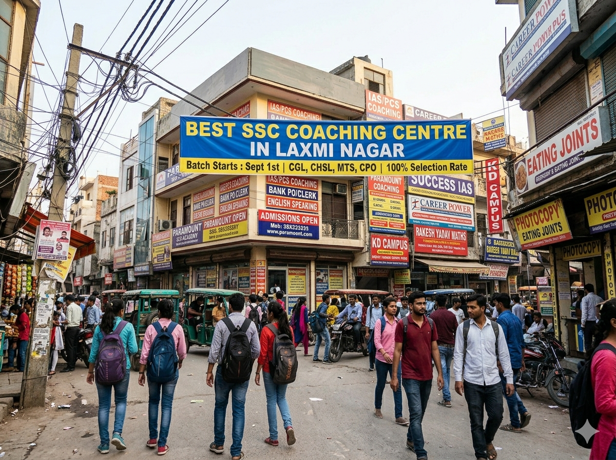 SSC Exams Coaching Centre in Laxmi Nagar